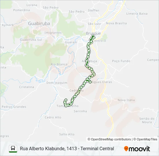 TOMAZ COELHO Bus Line Map