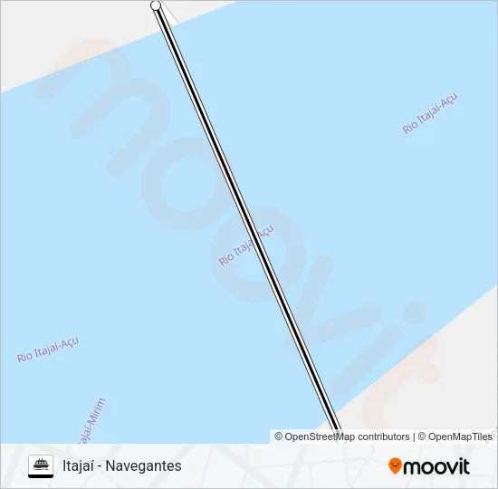BARRA DO RIO Ferry Line Map