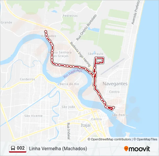 002 Bus Line Map
