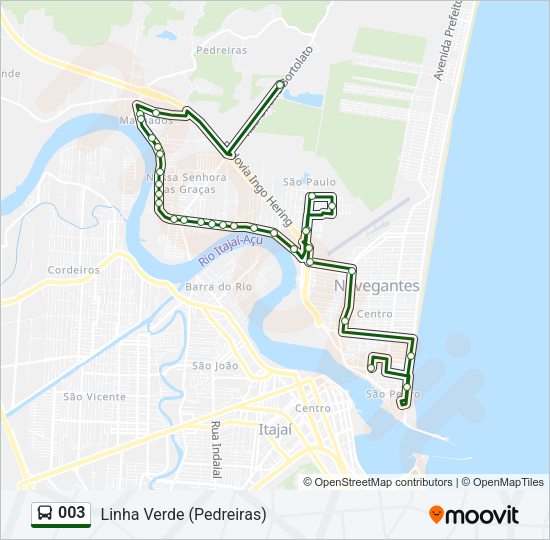 003 Bus Line Map