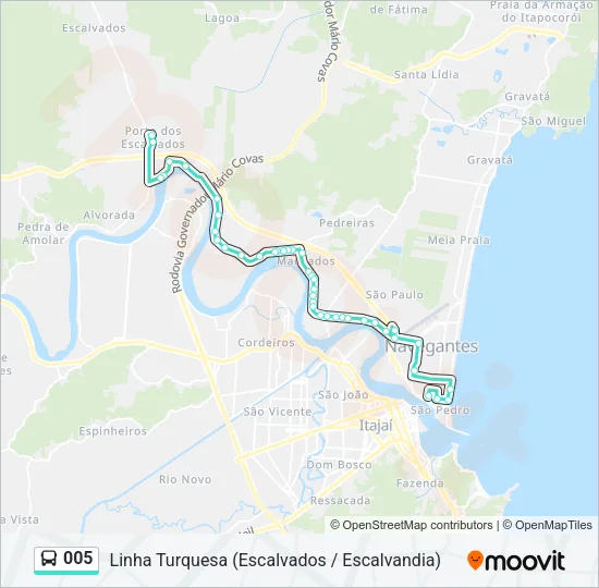 005 Bus Line Map