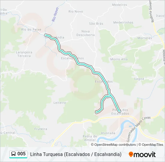 005 Bus Line Map