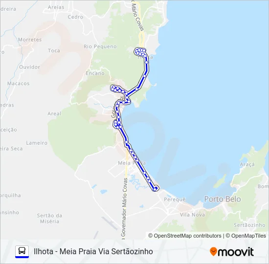 CIRCULAR ITAPEMA Bus Line Map