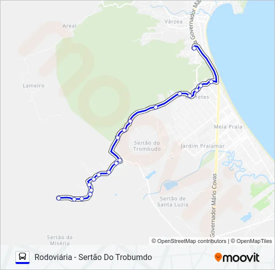 CIRCULAR ITAPEMA Bus Line Map
