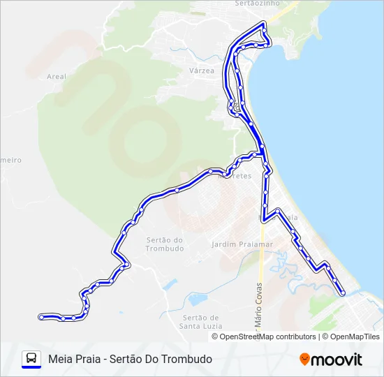 CIRCULAR ITAPEMA Bus Line Map
