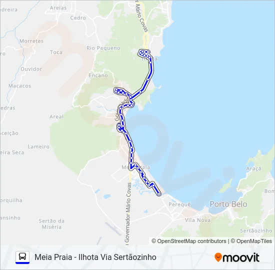 CIRCULAR ITAPEMA Bus Line Map