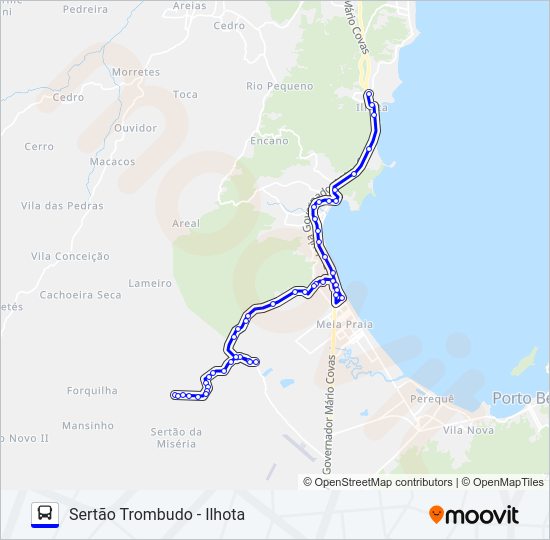 CIRCULAR ITAPEMA Bus Line Map