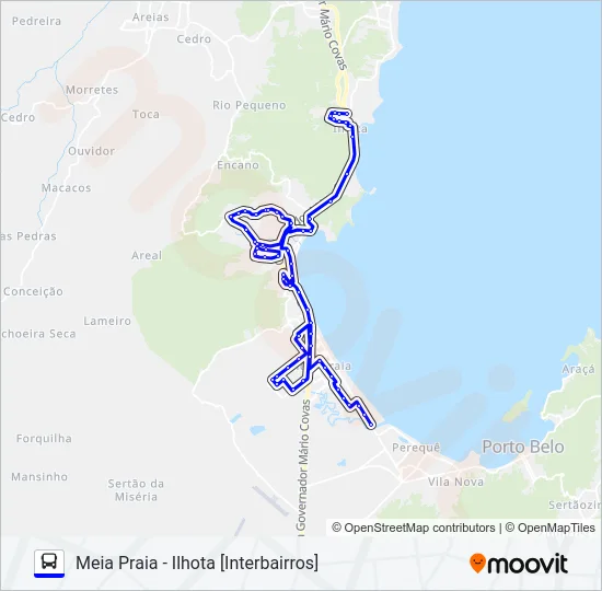 CIRCULAR ITAPEMA Bus Line Map
