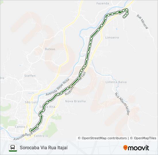 Mapa de SOROCABA de 