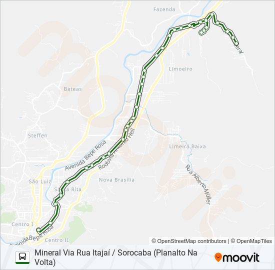 SOROCABA bus Line Map