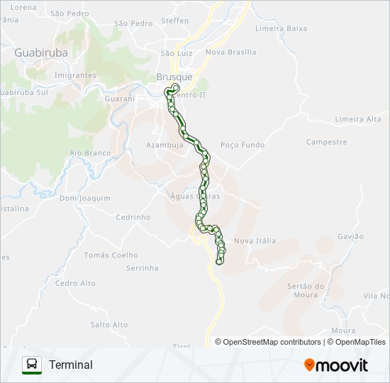 Mapa de BECO PAVESI de autobús