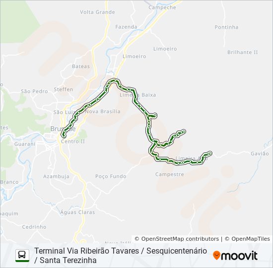 LIMEIRA ALTA  Line Map