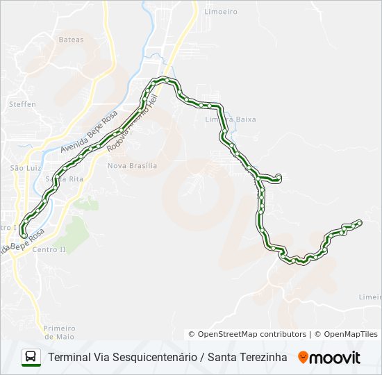 LIMEIRA BAIXA  Line Map