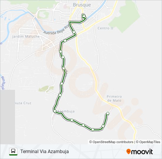 NOVA TRENTO bus Line Map
