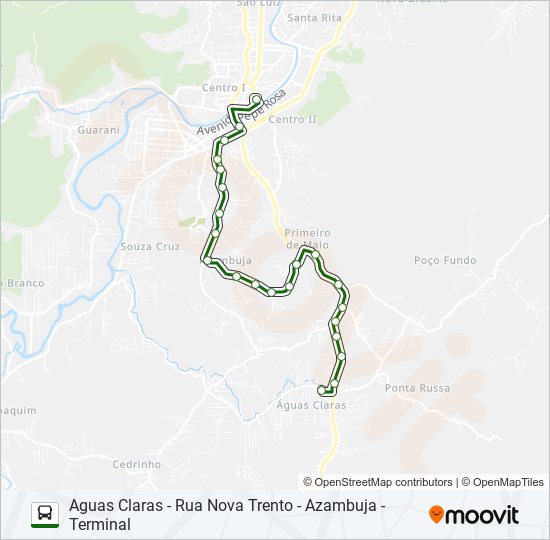 NOVA TRENTO bus Line Map