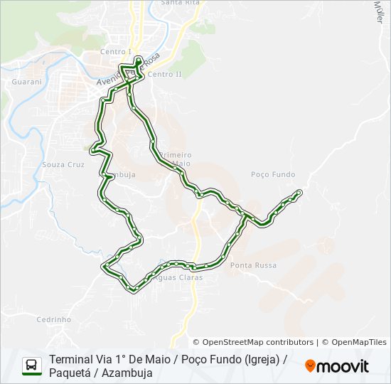 Mapa de SANTA CRUZ de 