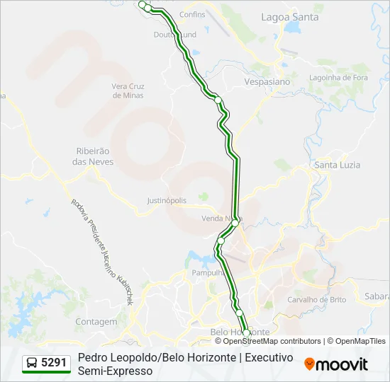 5291 Bus Line Map