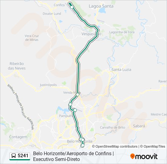 5241 Ônibus Line Map