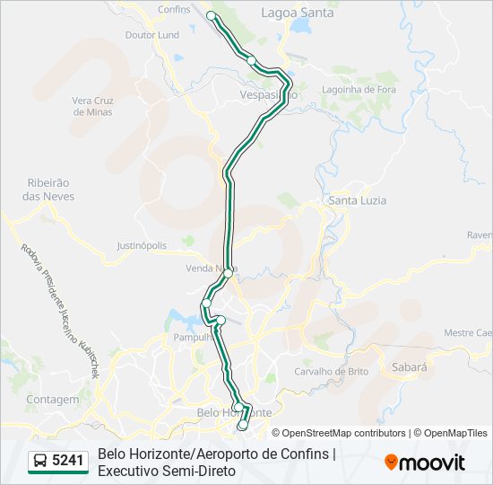 5241 bus Line Map