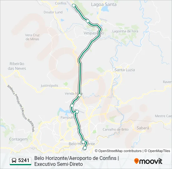 5241 Bus Line Map