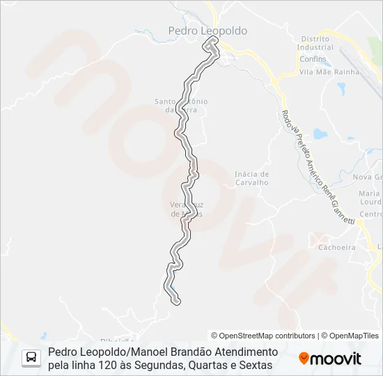 130 Bus Line Map