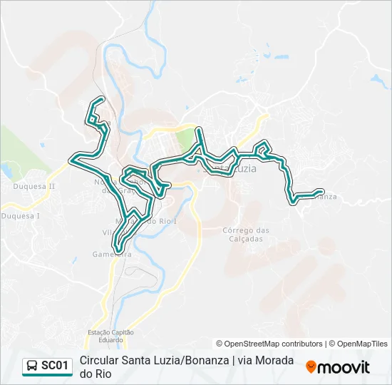 SC01 Bus Line Map