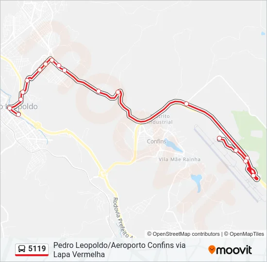 5119 Bus Line Map