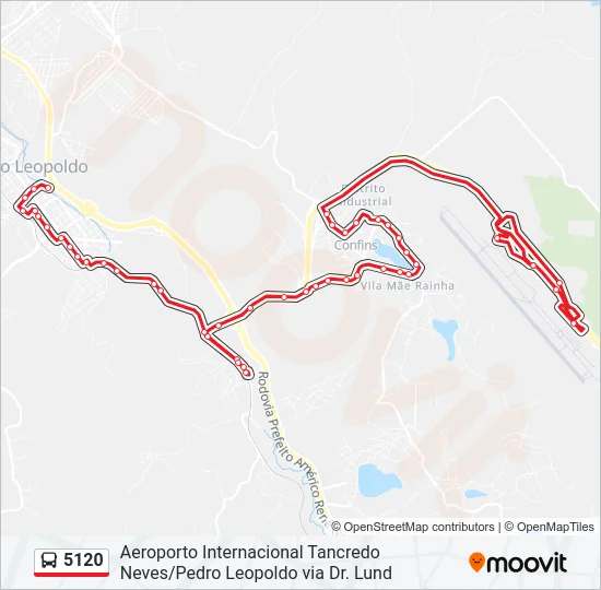5120 Bus Line Map