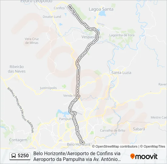 5250 Bus Line Map