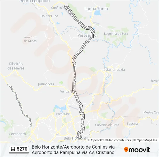 5270 Bus Line Map