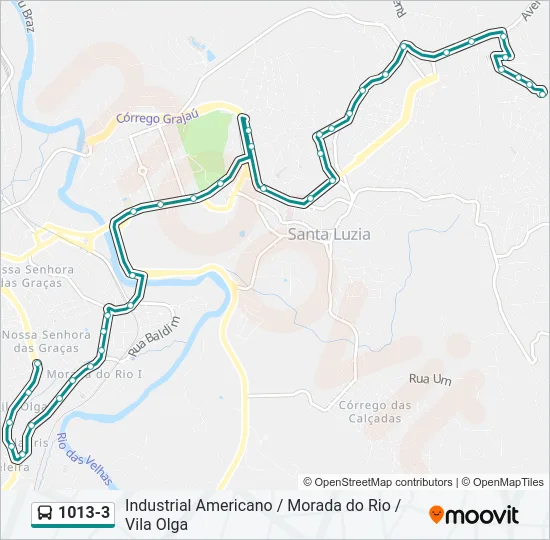 1013-3 Bus Line Map