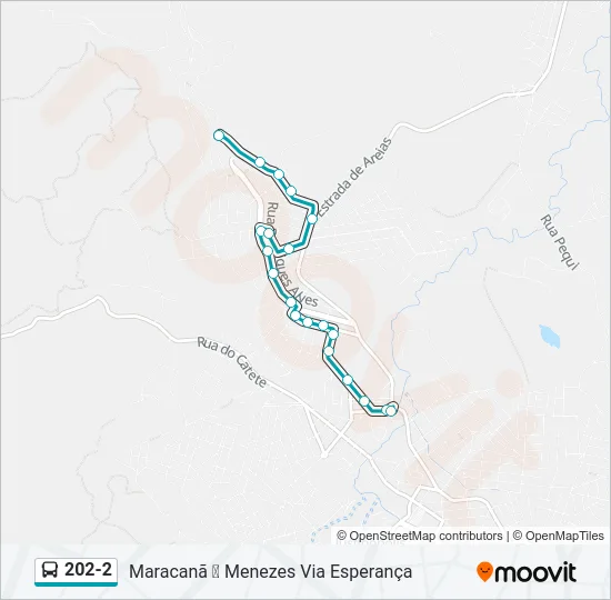 202-2 Bus Line Map