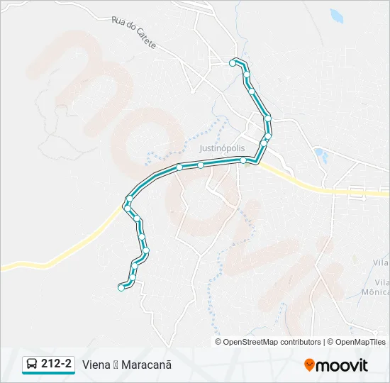 212-2 Bus Line Map