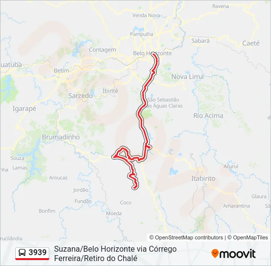 3939 Bus Line Map