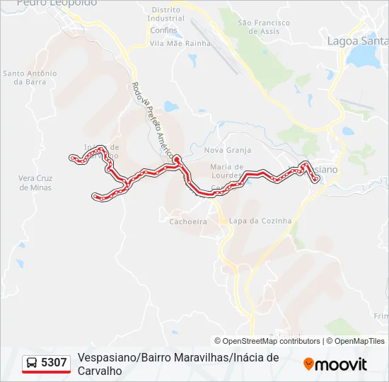 5307 Bus Line Map