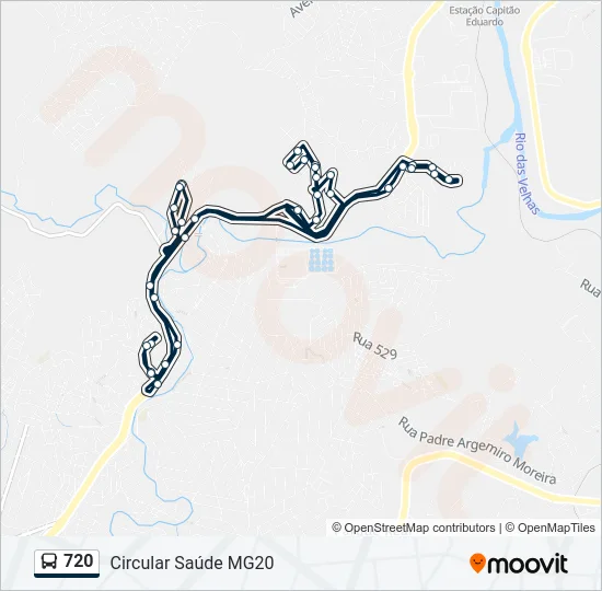 720 Bus Line Map