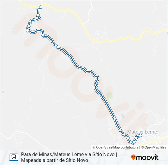 3928A Bus Line Map