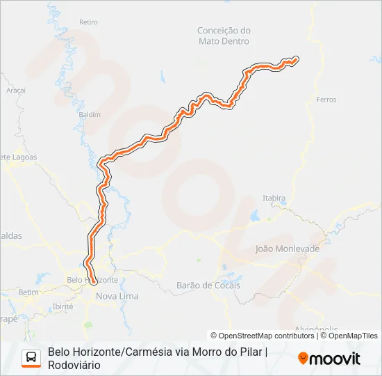 SARITUR 1155 Bus Line Map