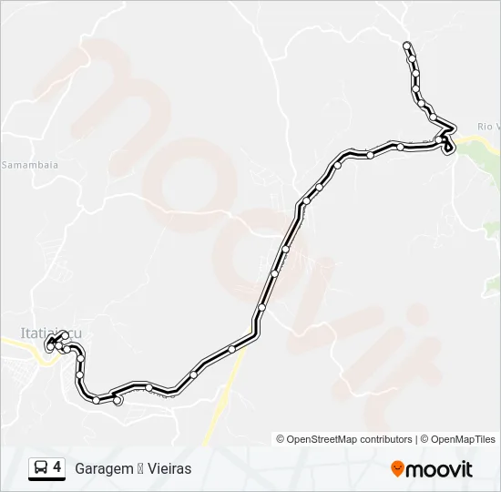 4 Bus Line Map