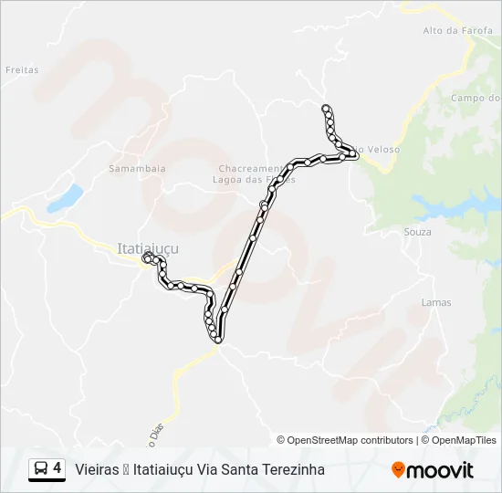 4 Bus Line Map