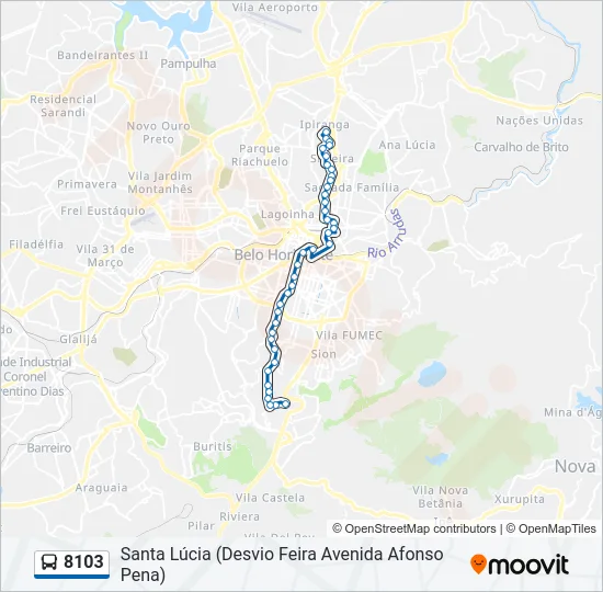 8103 Bus Line Map