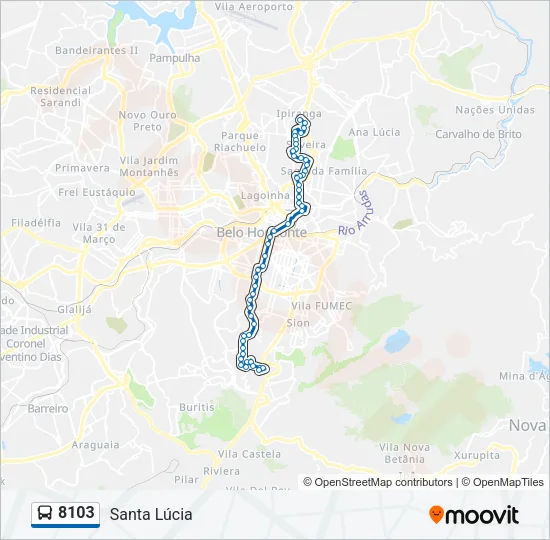 8103 Bus Line Map