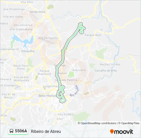5506A Bus Line Map