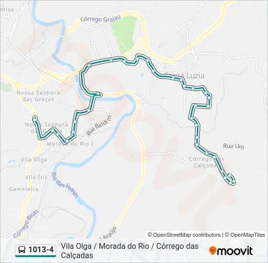 1013-4 Bus Line Map