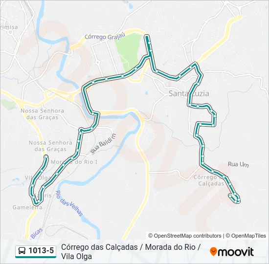 1013-5 Bus Line Map