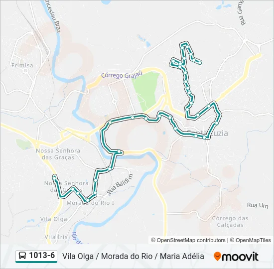 1013-6 Bus Line Map