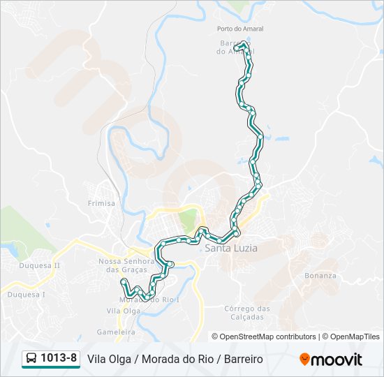 1013-8 Bus Line Map