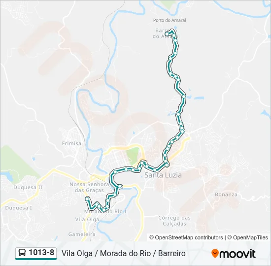 1013-8 Bus Line Map