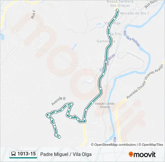 1013-15 Bus Line Map