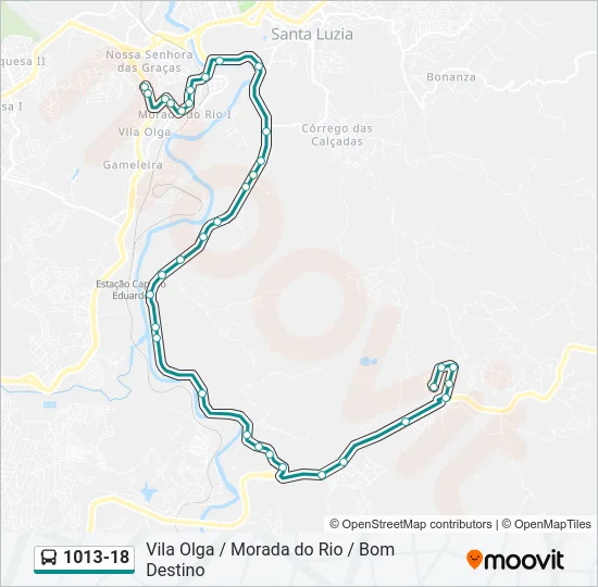 1013-18 Bus Line Map